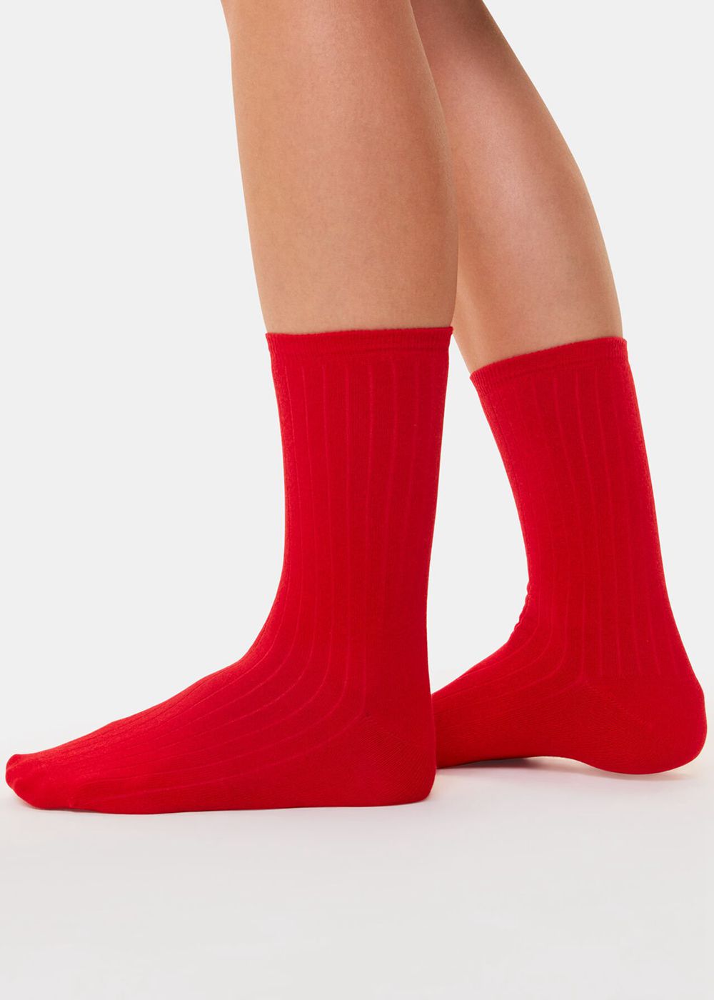 Whistles Ribbed Set Of Socks Red / Multicolor | US-58932UCEZ