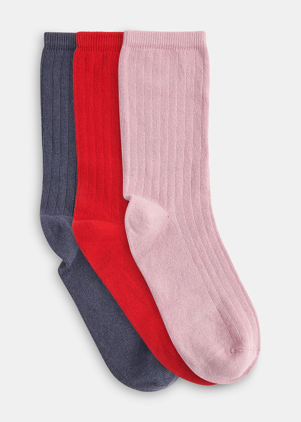 Whistles Ribbed Set Of Socks Red / Multicolor | US-58932UCEZ