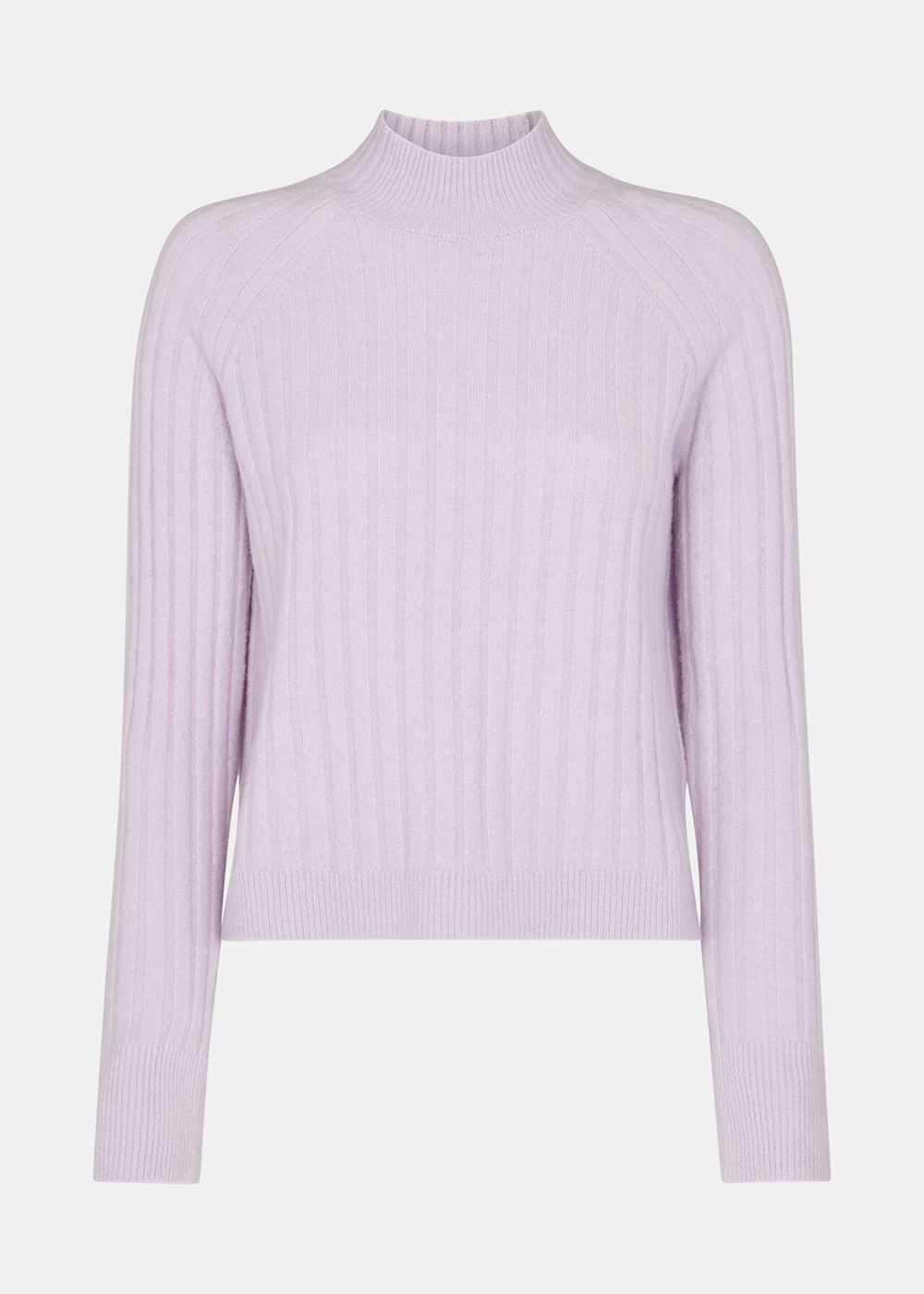 Whistles Ribbed Sponge Knitwear Purple | US-10635WAKP