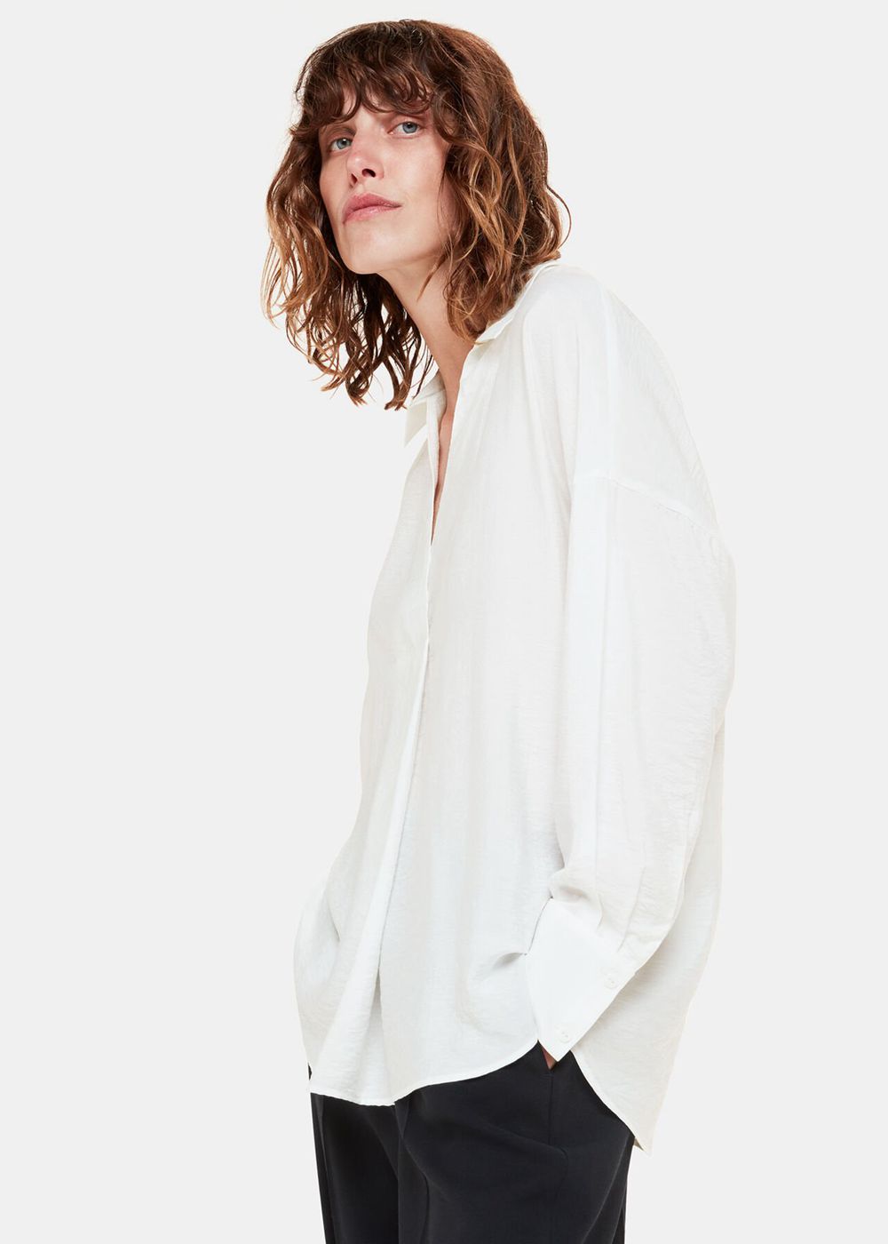 Whistles Riley Tunic Top White | US-36549FITY