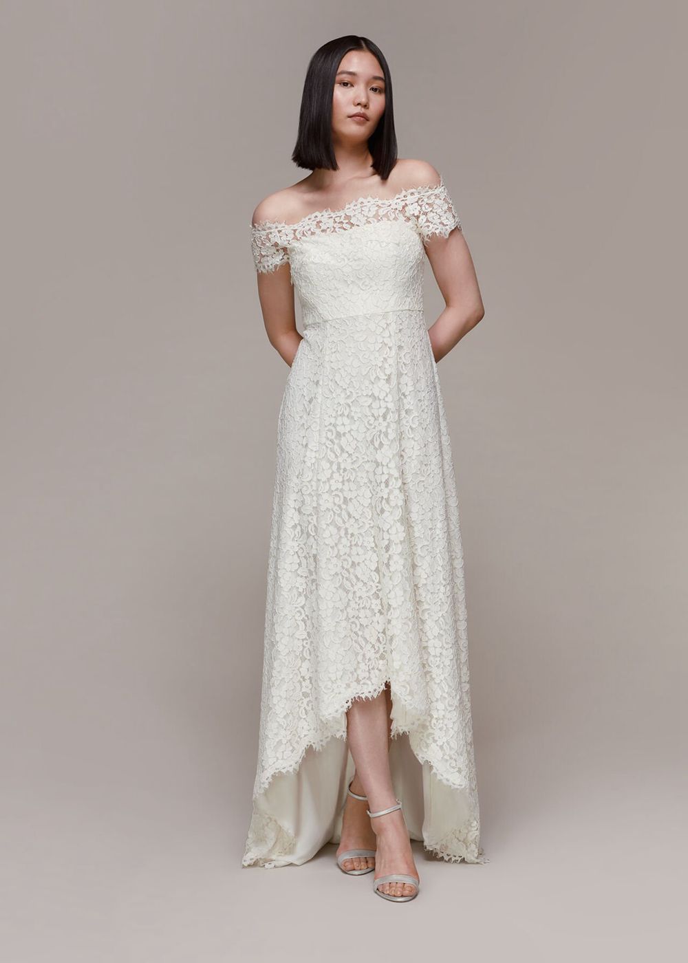 Whistles Rose Wedding Dress White / Multicolor | US-83012LESF