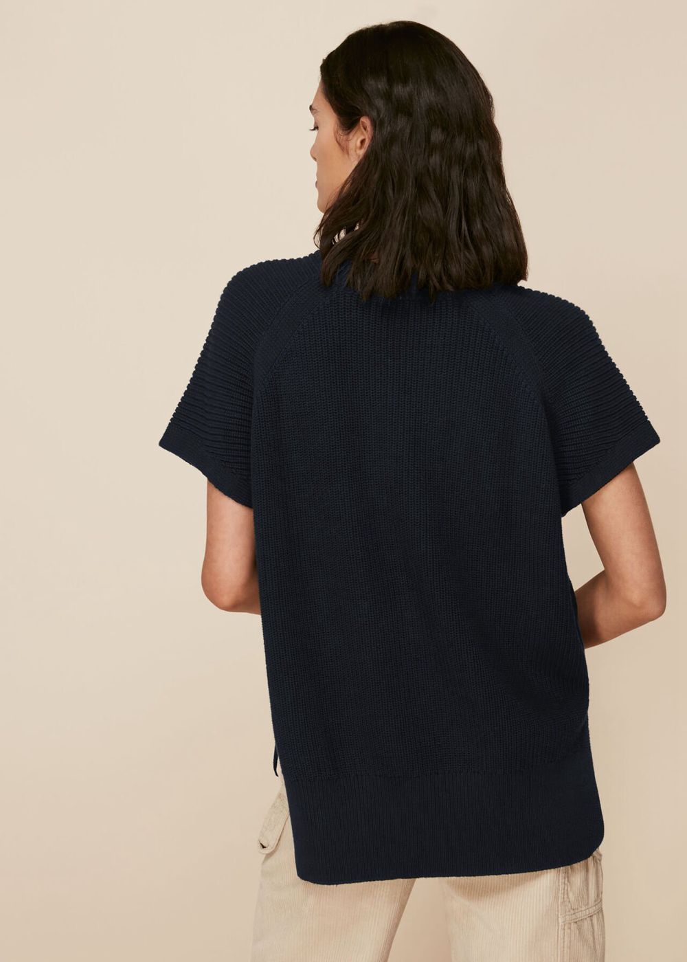 Whistles Round Neck Knitwear Navy | US-10934JGKT