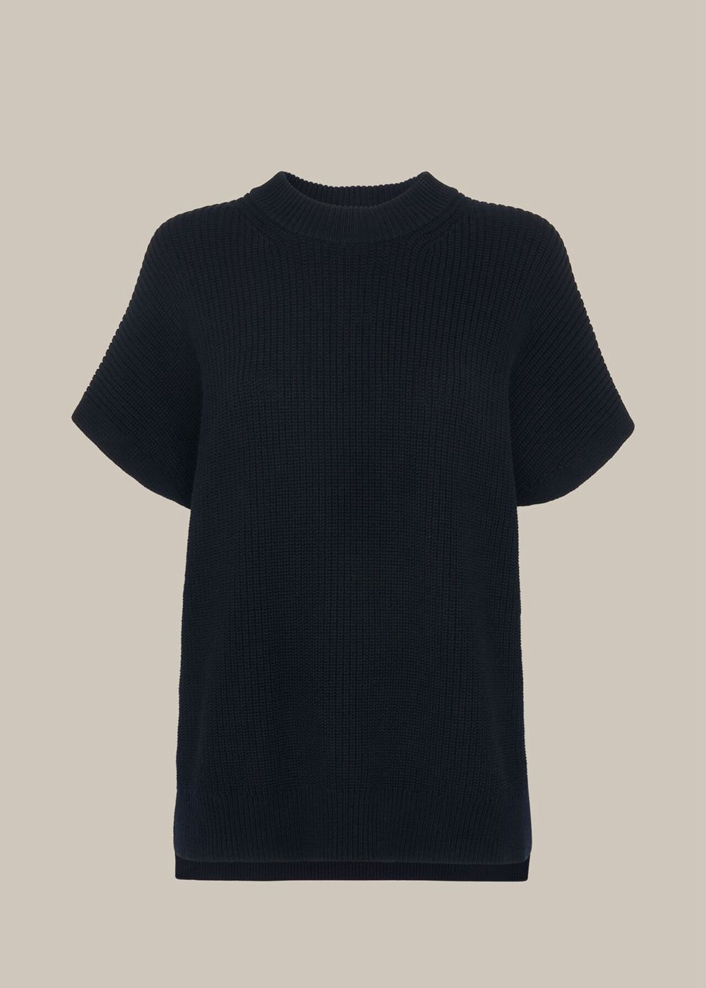 Whistles Round Neck Knitwear Navy | US-10934JGKT