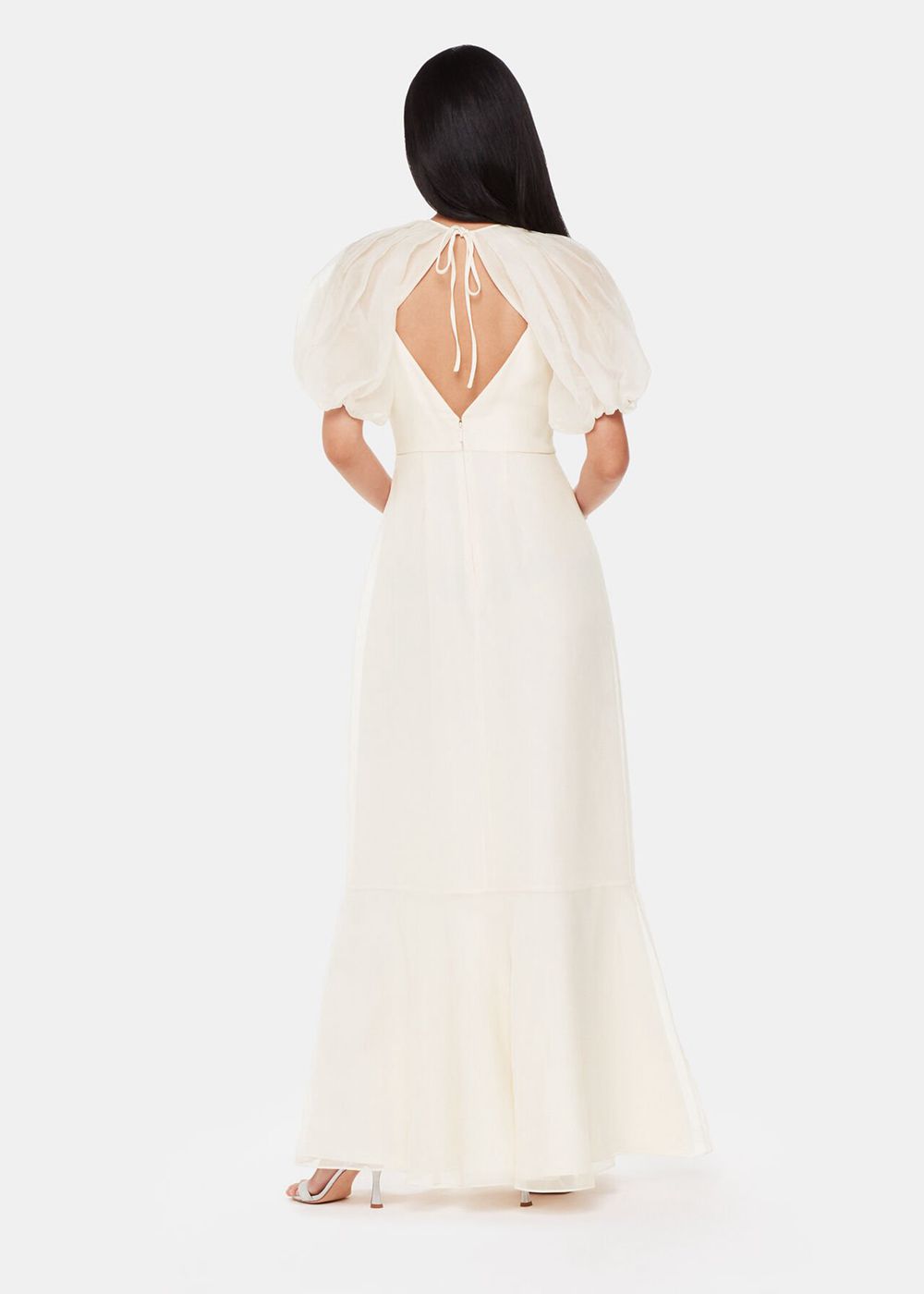 Whistles Sabrina Silk Wedding Dress White / Multicolor | US-97513AYLG