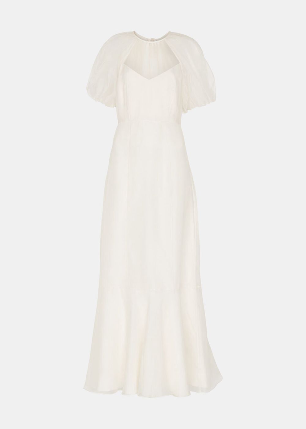 Whistles Sabrina Silk Wedding Dress White / Multicolor | US-97513AYLG