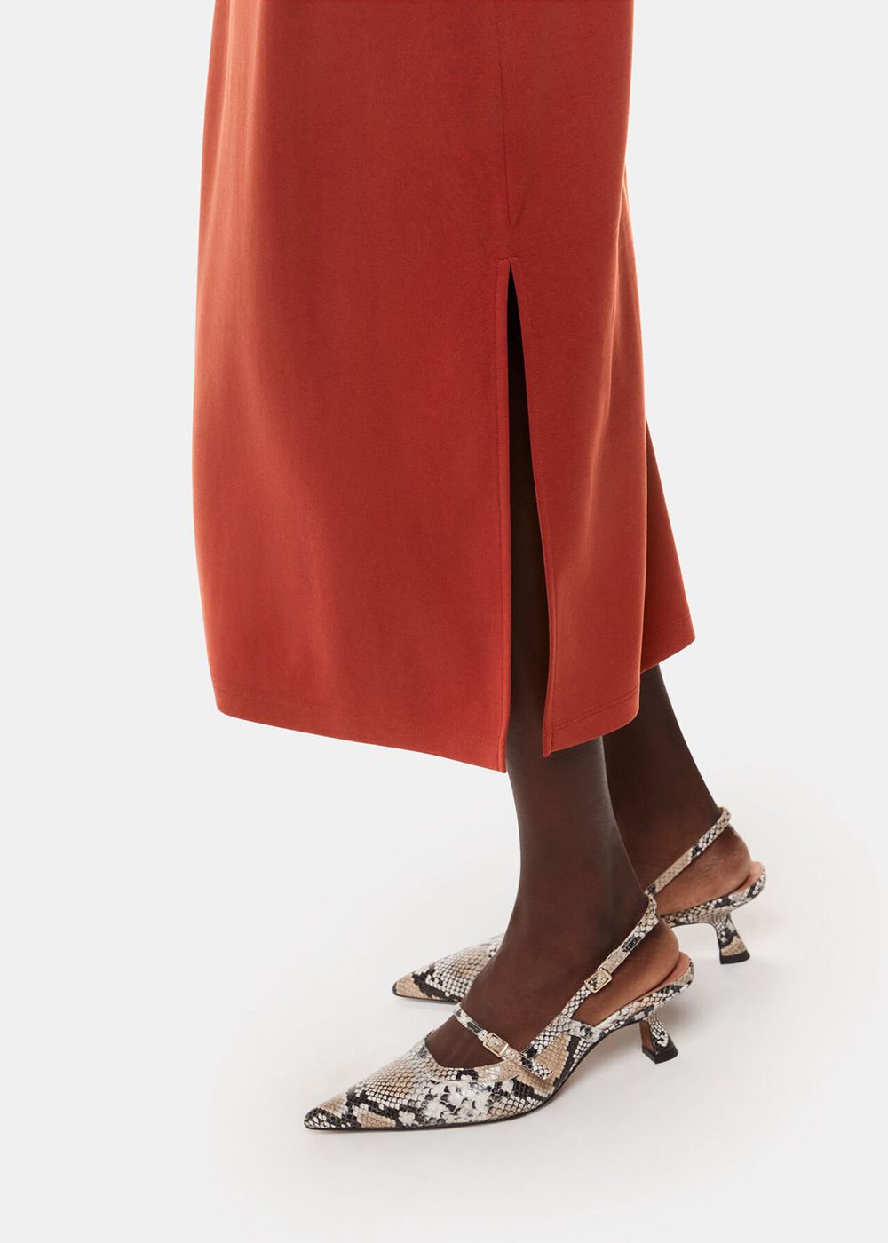 Whistles Saoirse Twist Jersey Dress Red | US-16879KODQ