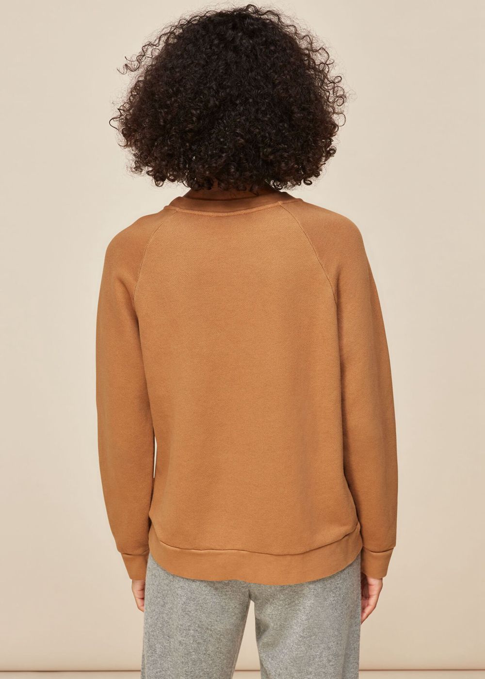 Whistles Saturday Sweatshirt Brown | US-43578EWOJ