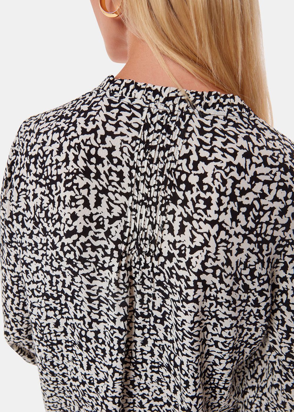 Whistles Scribble Print Blouse Black / Multicolor | US-27396NSZV