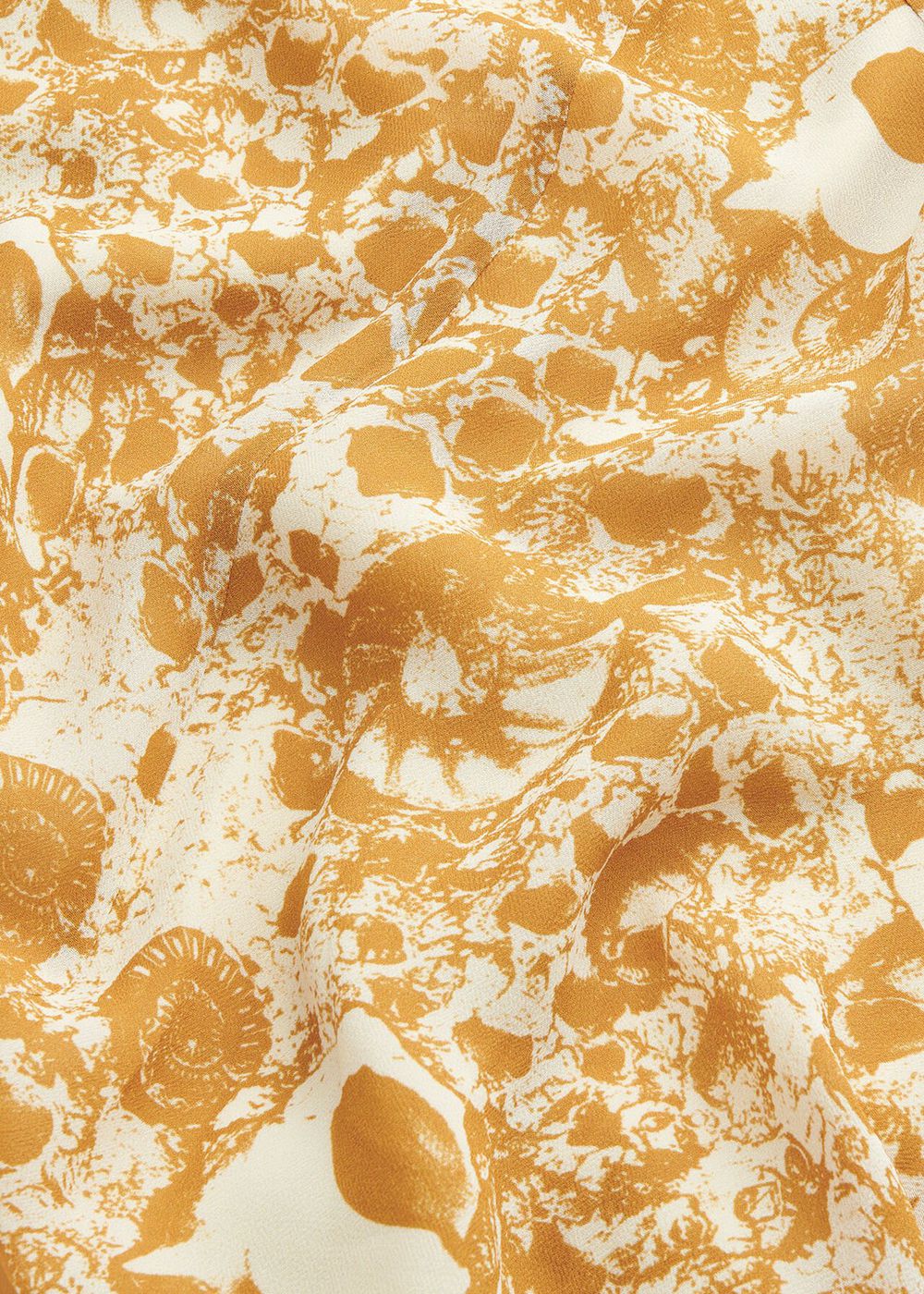 Whistles Seashore Print Skirts Yellow / Multicolor | US-89653RFJI