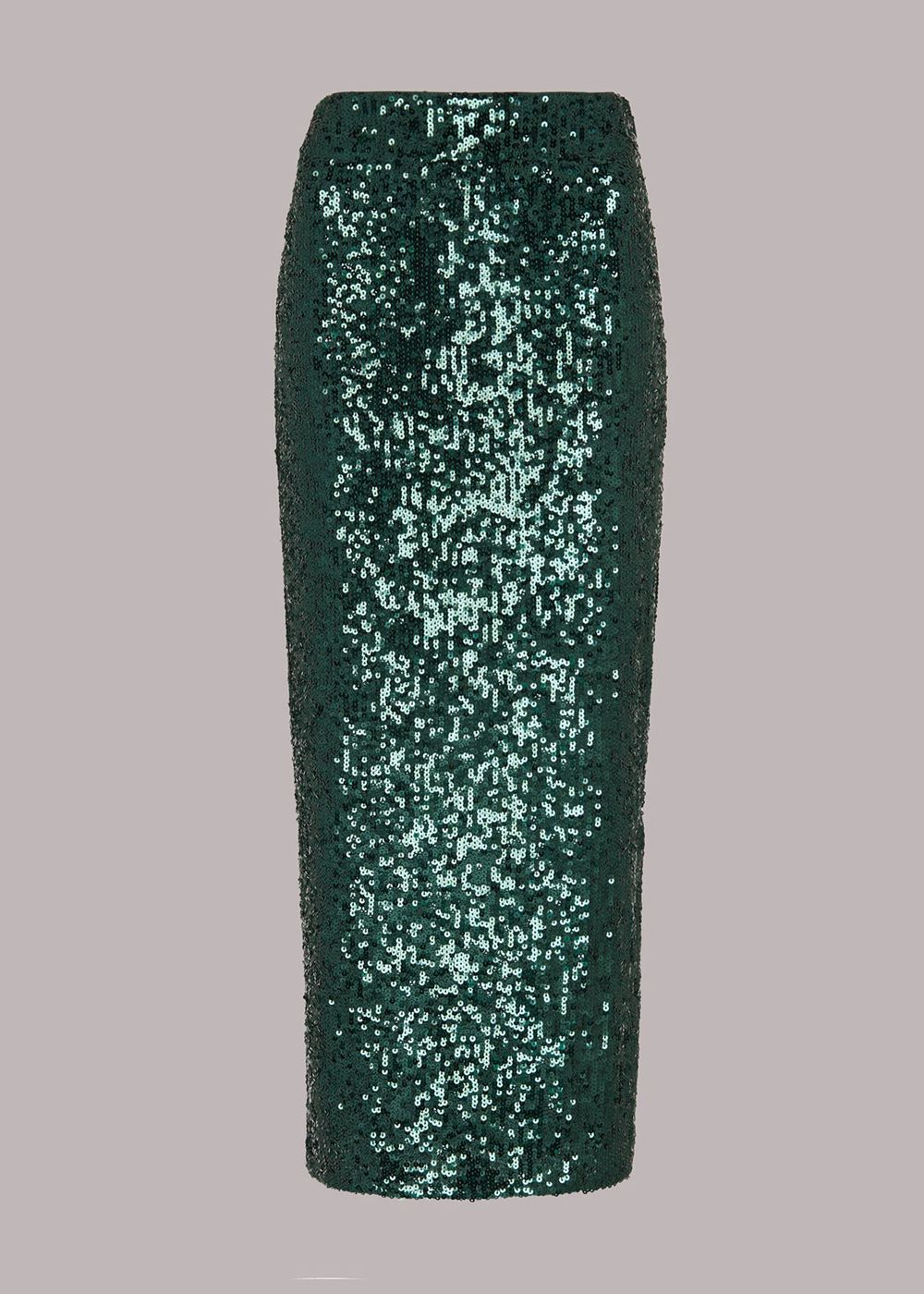 Whistles Sequin Column Skirts Dark Green | US-38157PGOT