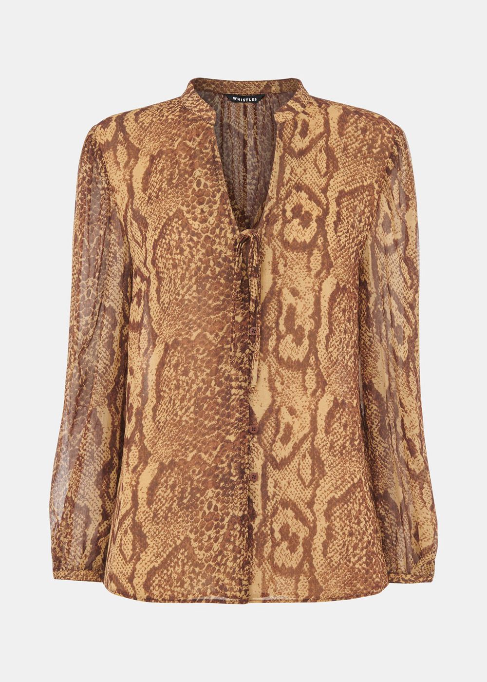 Whistles Serpent Print Shirts Snake | US-34057IVJT