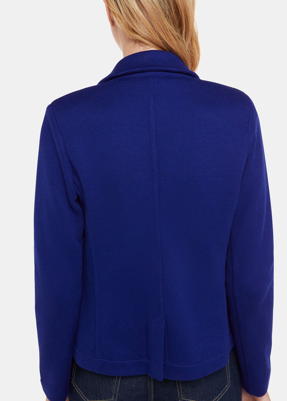 Whistles Slim Jersey Jacket Deep Blue | US-78135NHSG