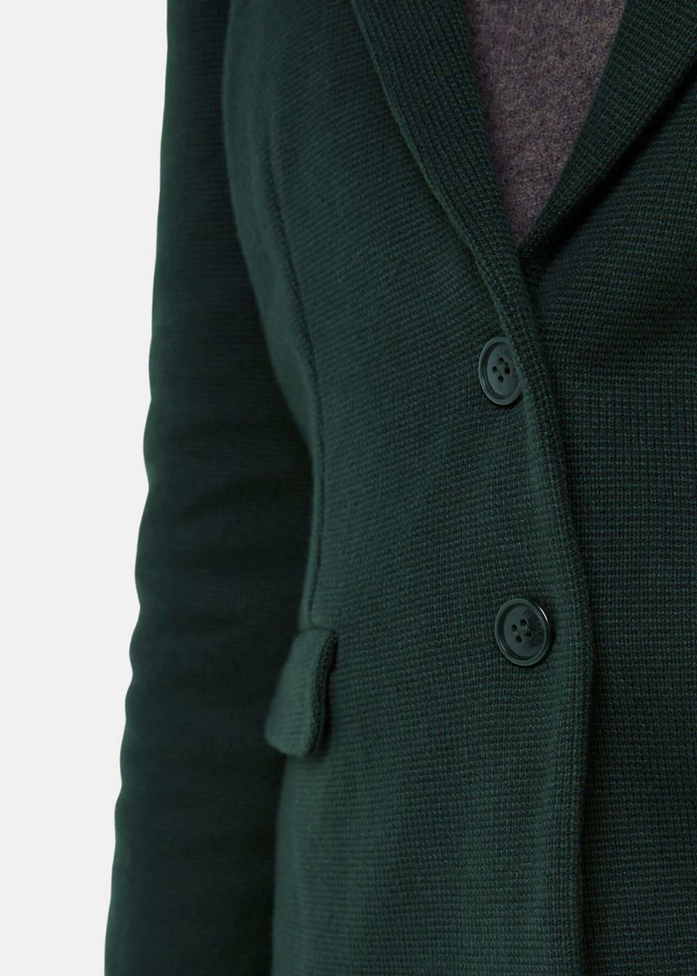 Whistles Slim Jersey Jacket Green | US-73984BRSA