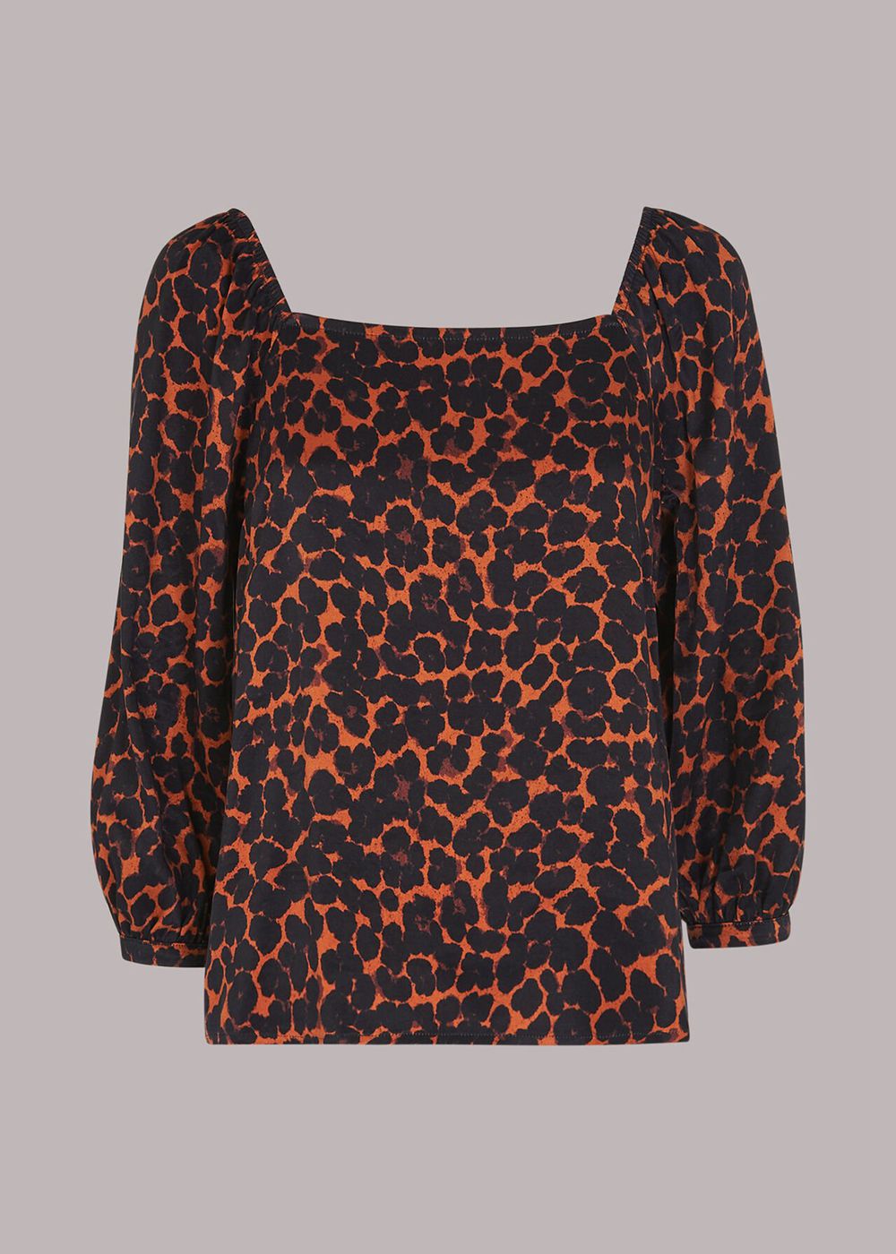 Whistles Smudge Animal Blanche Top Multicolor | US-38054YRFM