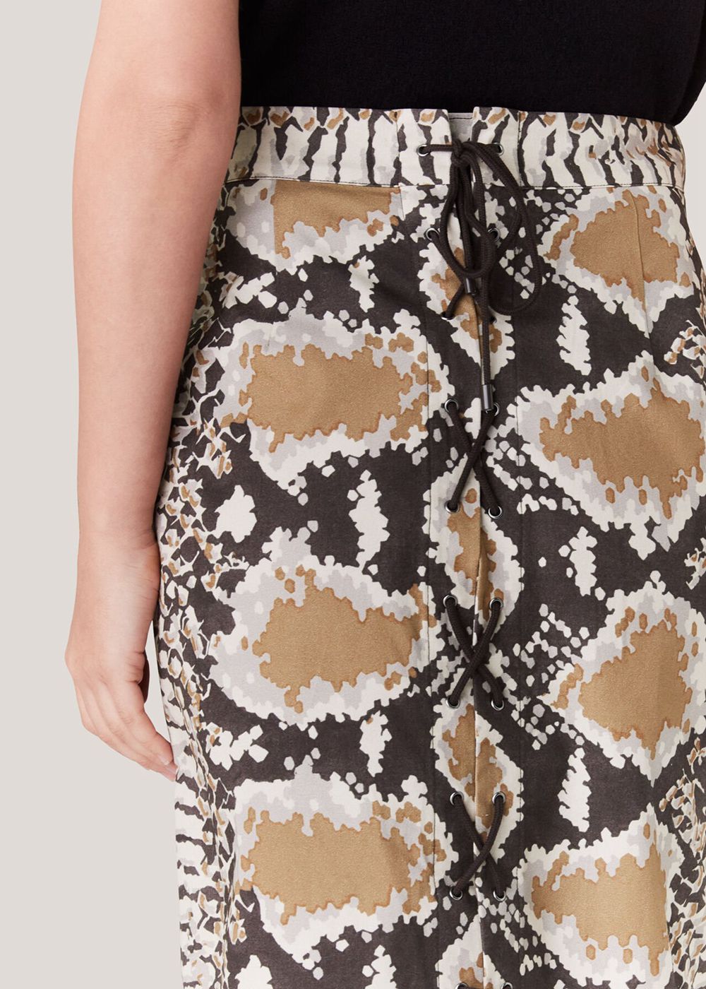 Whistles Snake Print Midi Skirts Snake | US-57982RZMX