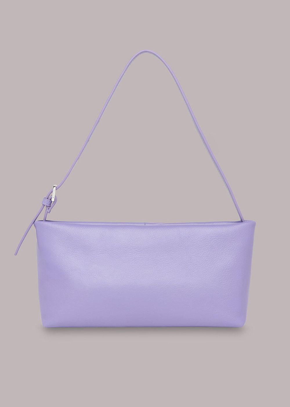 Whistles Sorbie Buckle Strap Clutch Bags Purple | US-89642WMAK