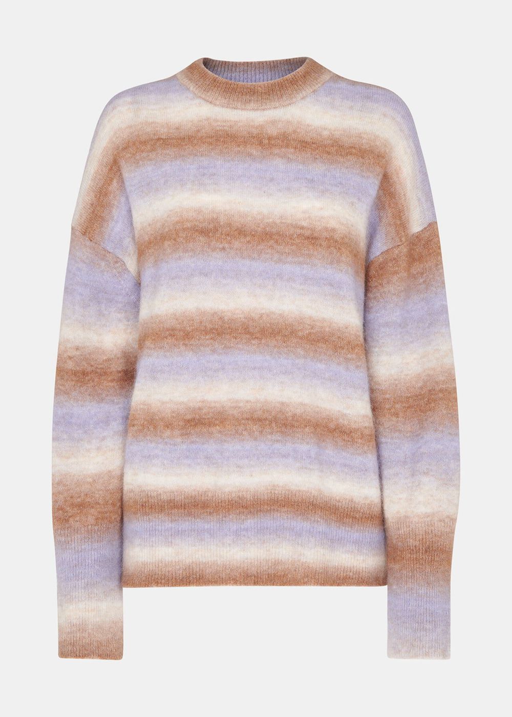 Whistles Space Dyed Alpaca Crew Neck Knitwear Multicolor | US-52768VRFI