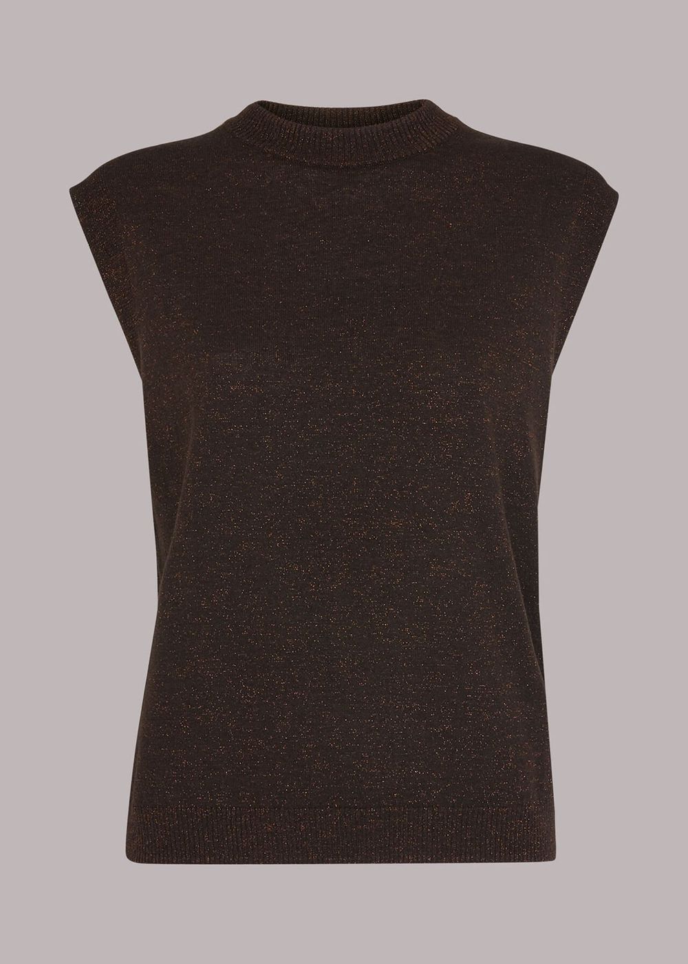 Whistles Sparkle Knitted Knitwear Brown | US-09857APHT