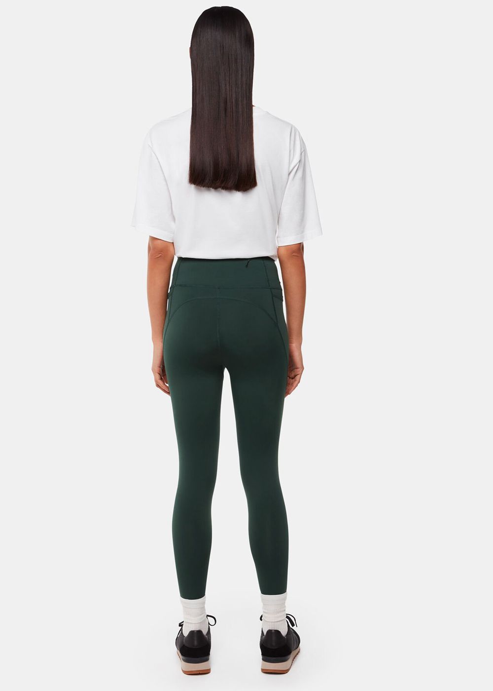 Whistles Sport Seamed Leggings Khaki | US-27460CPOH