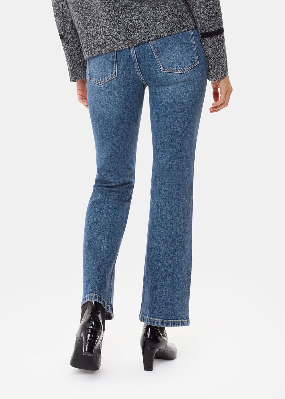 Whistles Stretch Bootcut Jeans Blue | US-08394PRYJ