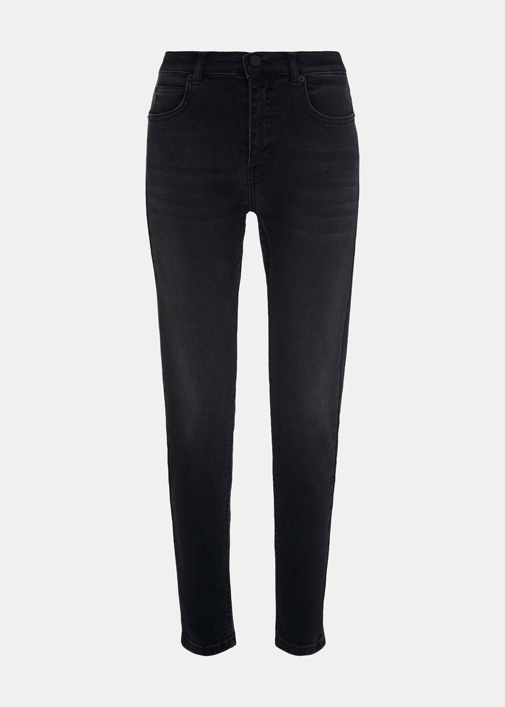 Whistles Stretch Sculpted Skinny Jeans Black | US-43197XAJT