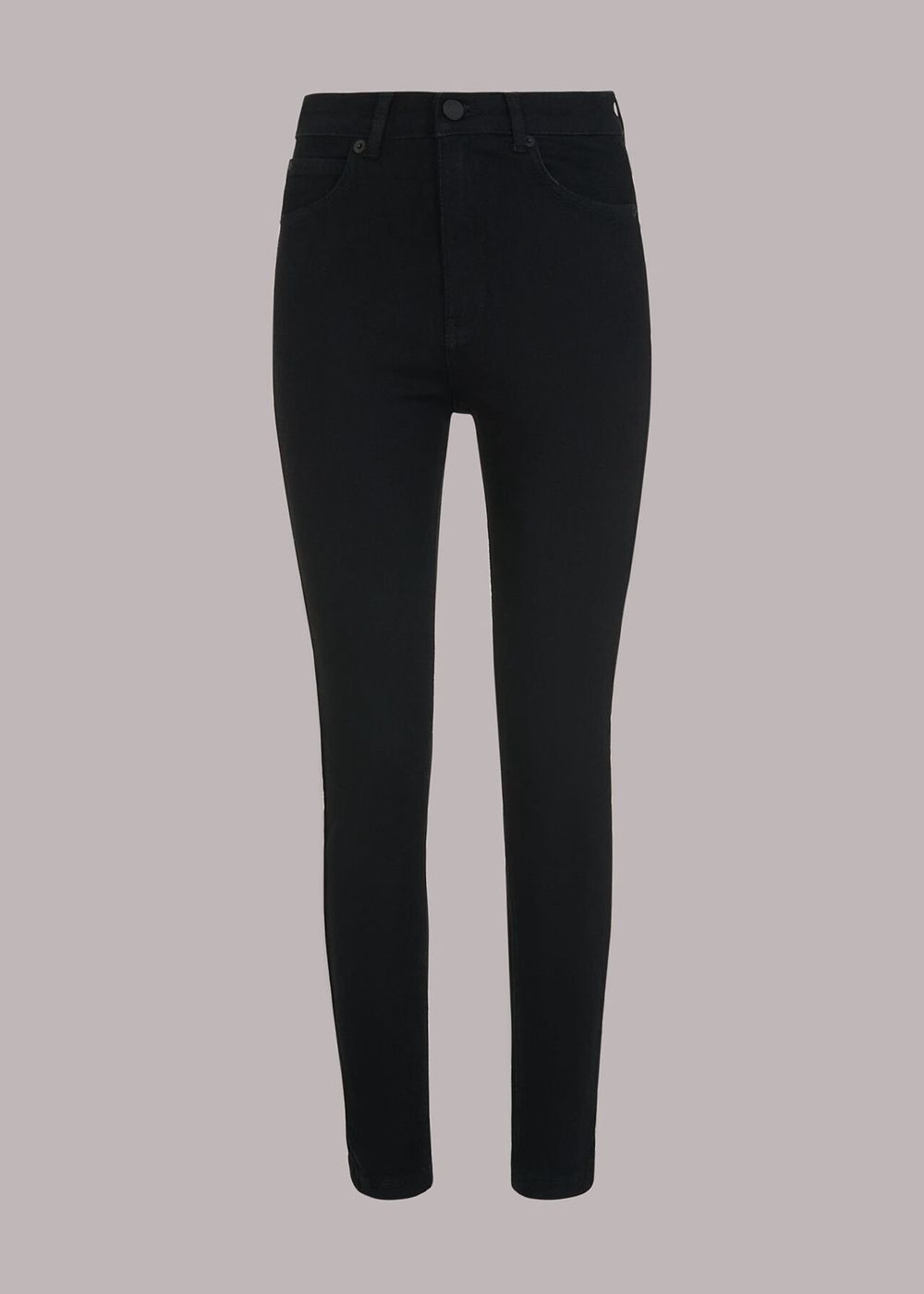 Whistles Stretch Sculpted Skinny Jeans Black | US-97238ADEC