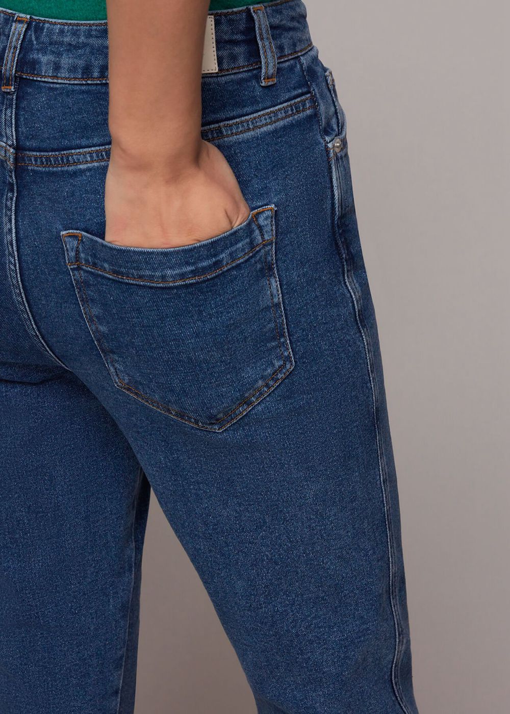 Whistles Stretch Slim Jeans Blue | US-27946BIHS