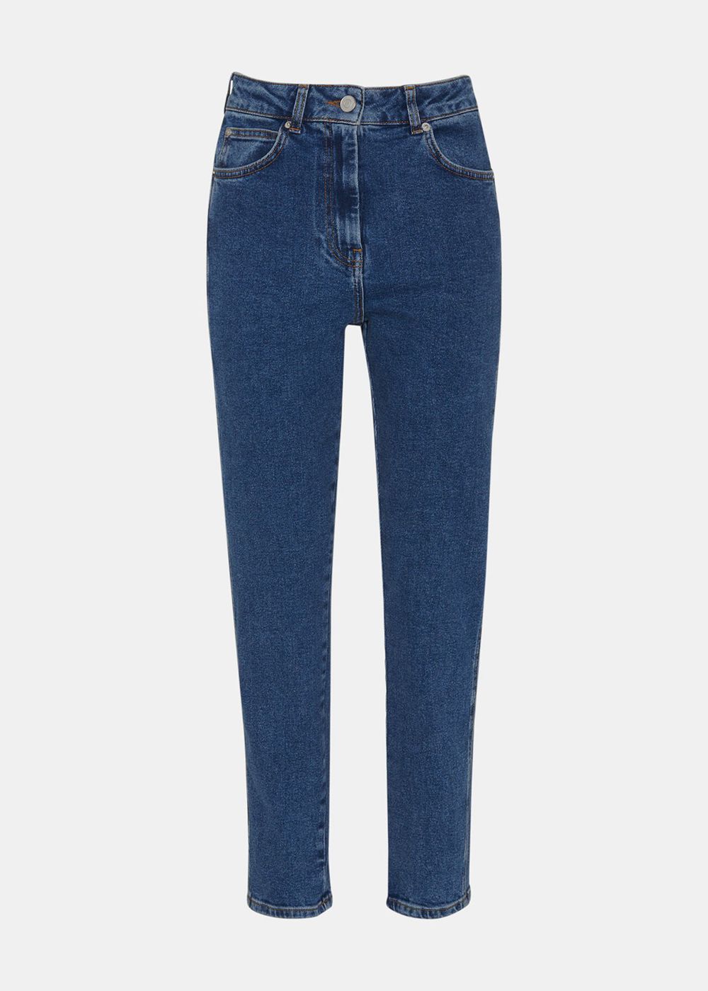 Whistles Stretch Slim Jeans Blue | US-27946BIHS