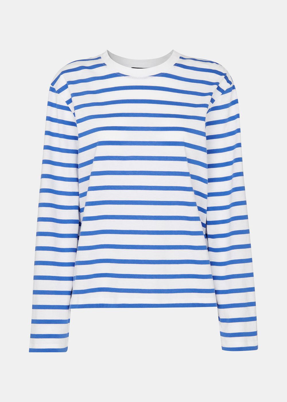 Whistles Stripe Cotton Top Blue / Multicolor | US-68415FKSC