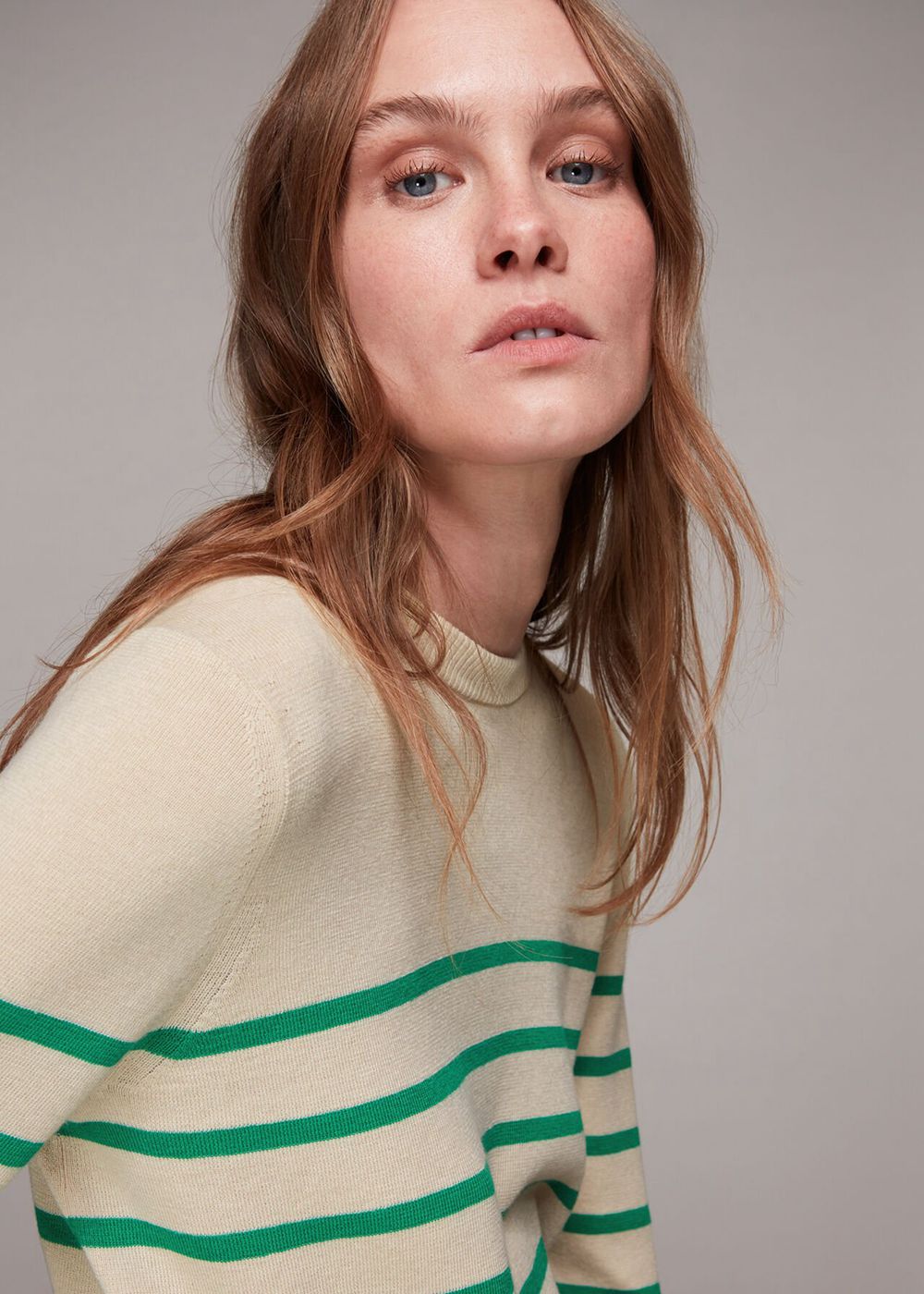 Whistles Stripe Crew Neck Knitwear Multicolor | US-30972SCYJ