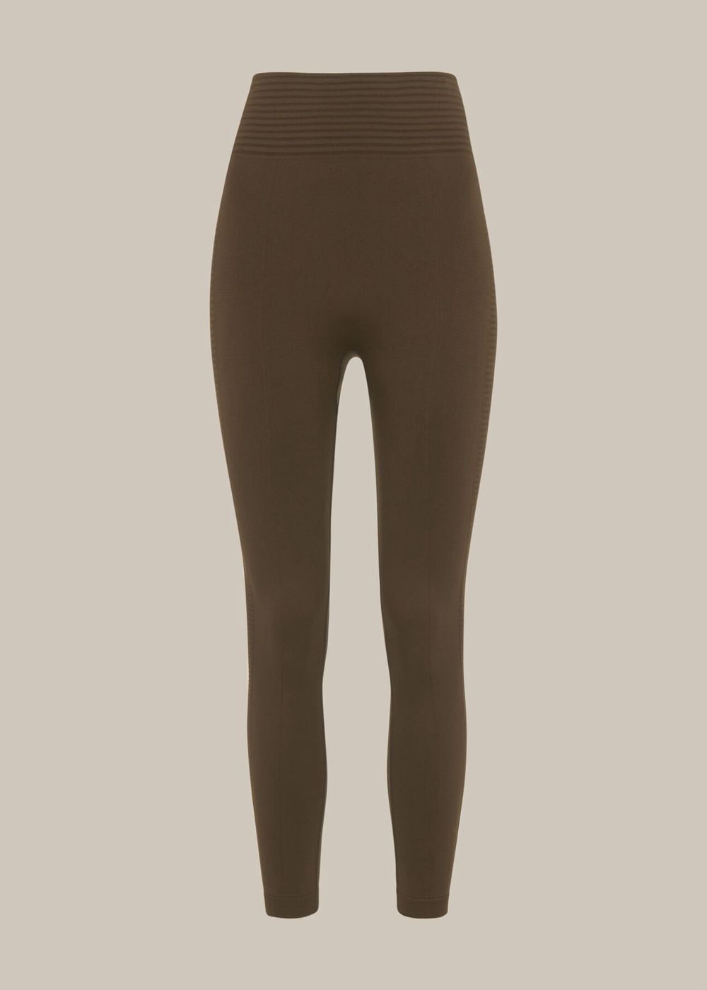 Whistles Studio Stretch Leggings Khaki | US-12976STNG