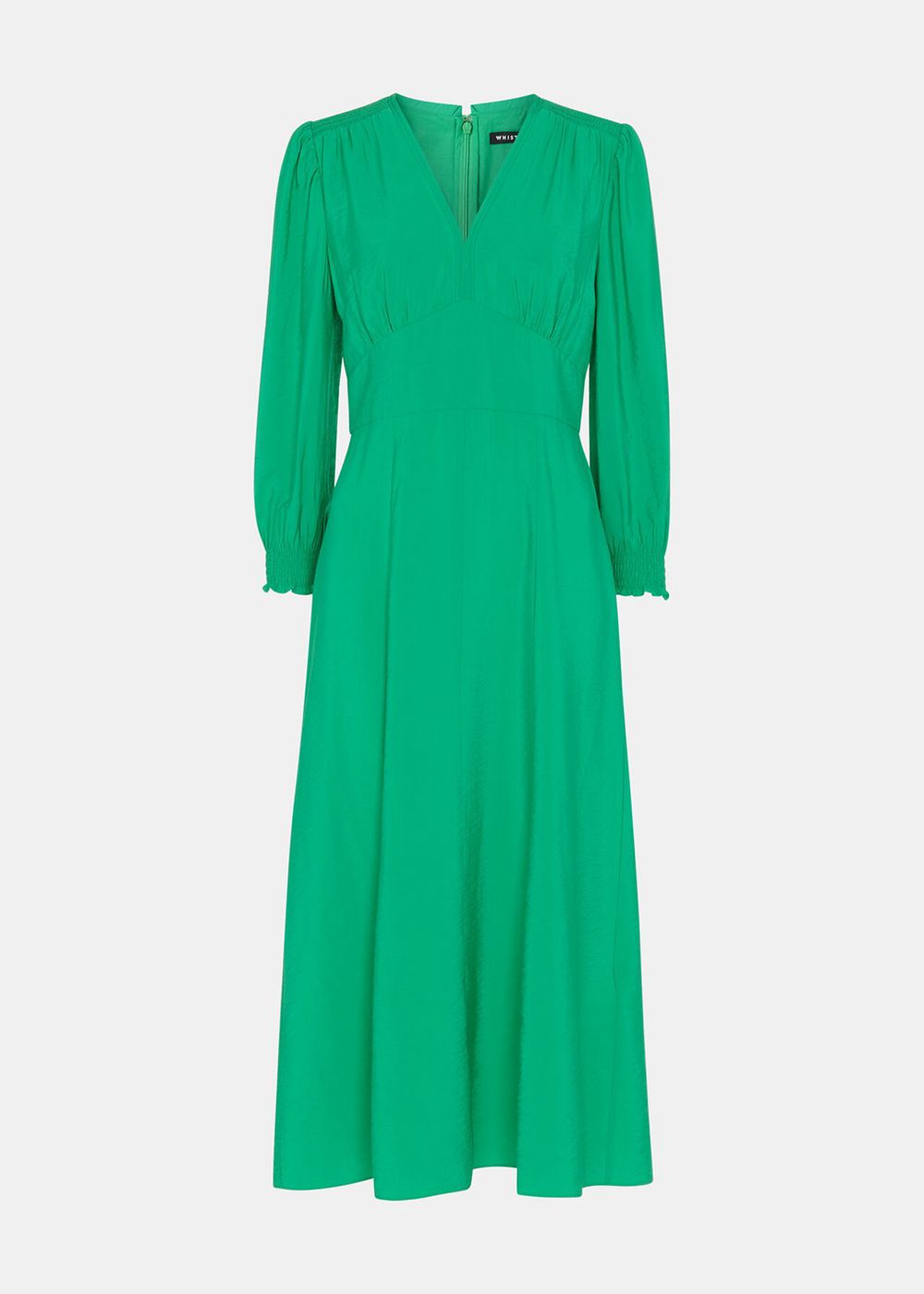 Whistles Sula Midi Dress Green | US-28460DKMO