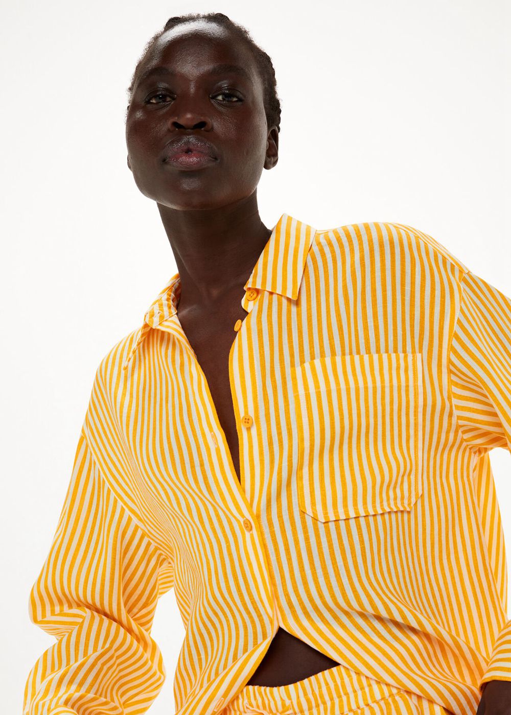 Whistles Sunshine Stripe Shirts Multicolor | US-09176CFMB