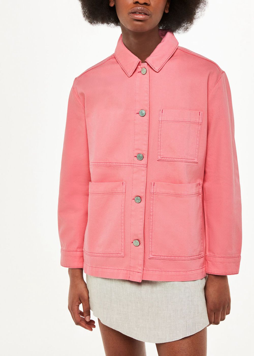 Whistles Sylvia Jacket Pink | US-57612VZMW