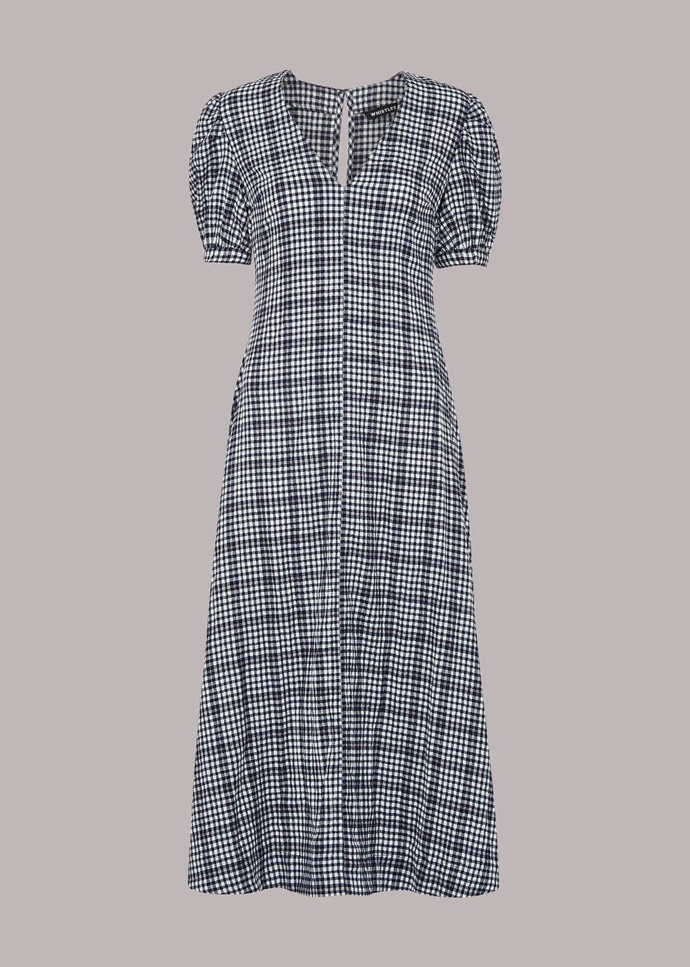 Whistles Tabitha Checked Midi Dress Multicolor | US-32957UEMR