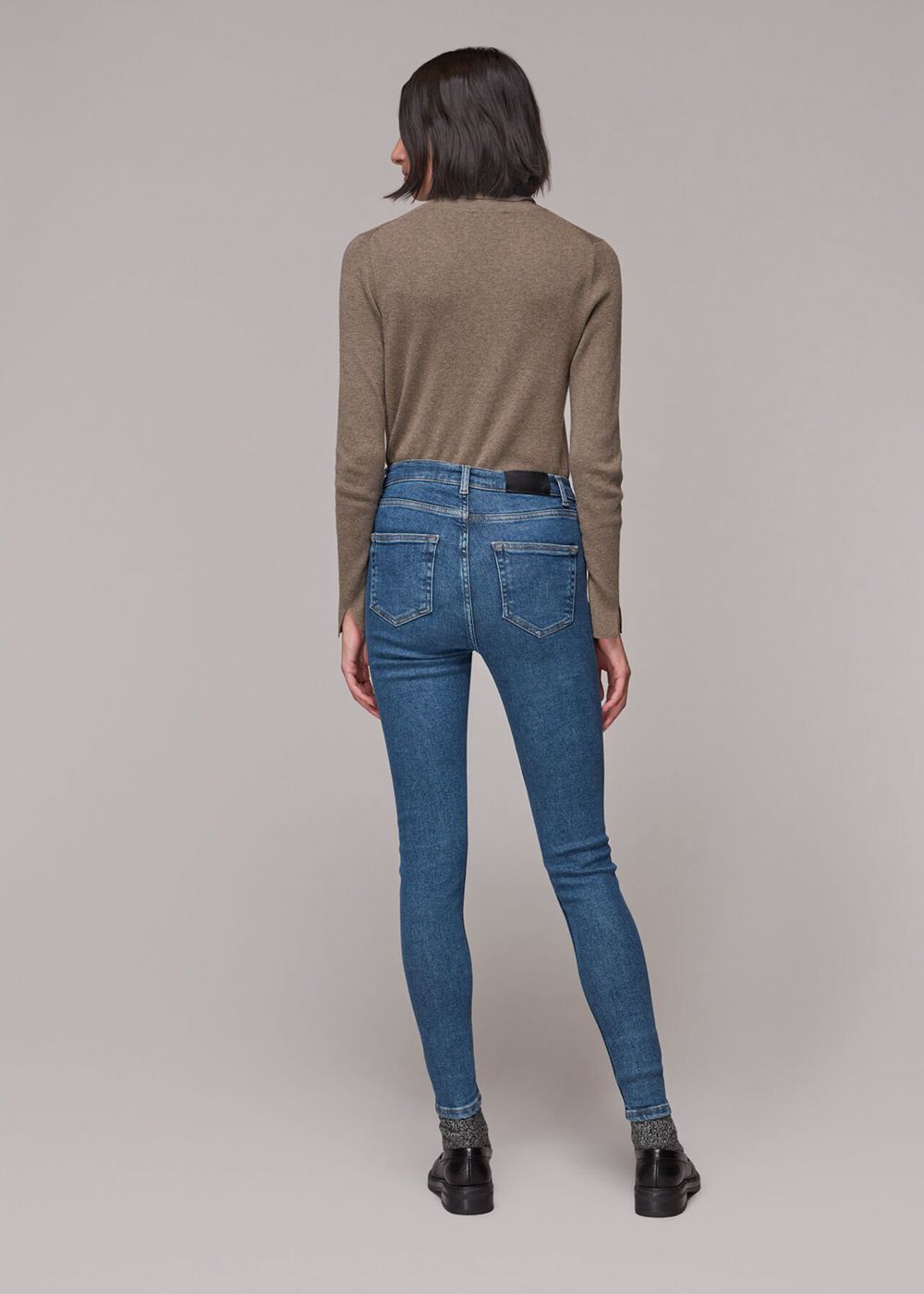 Whistles Tall Stretch Skinny Leg Jeans Blue | US-91046TUWP