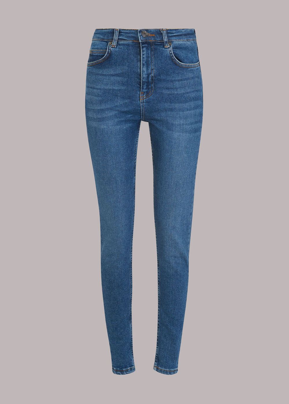 Whistles Tall Stretch Skinny Leg Jeans Blue | US-91046TUWP