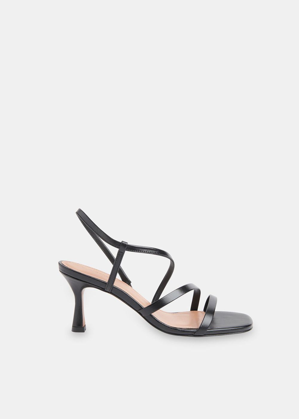 Whistles Tenley Strappy Heels Sandals Black | US-48025AYWL