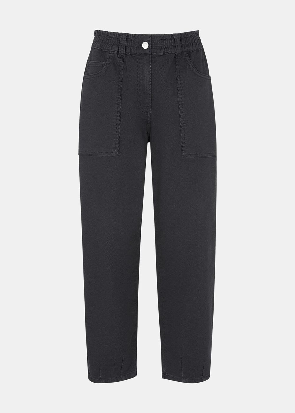 Whistles Tessa Casual Pants Black | US-78435NTFI