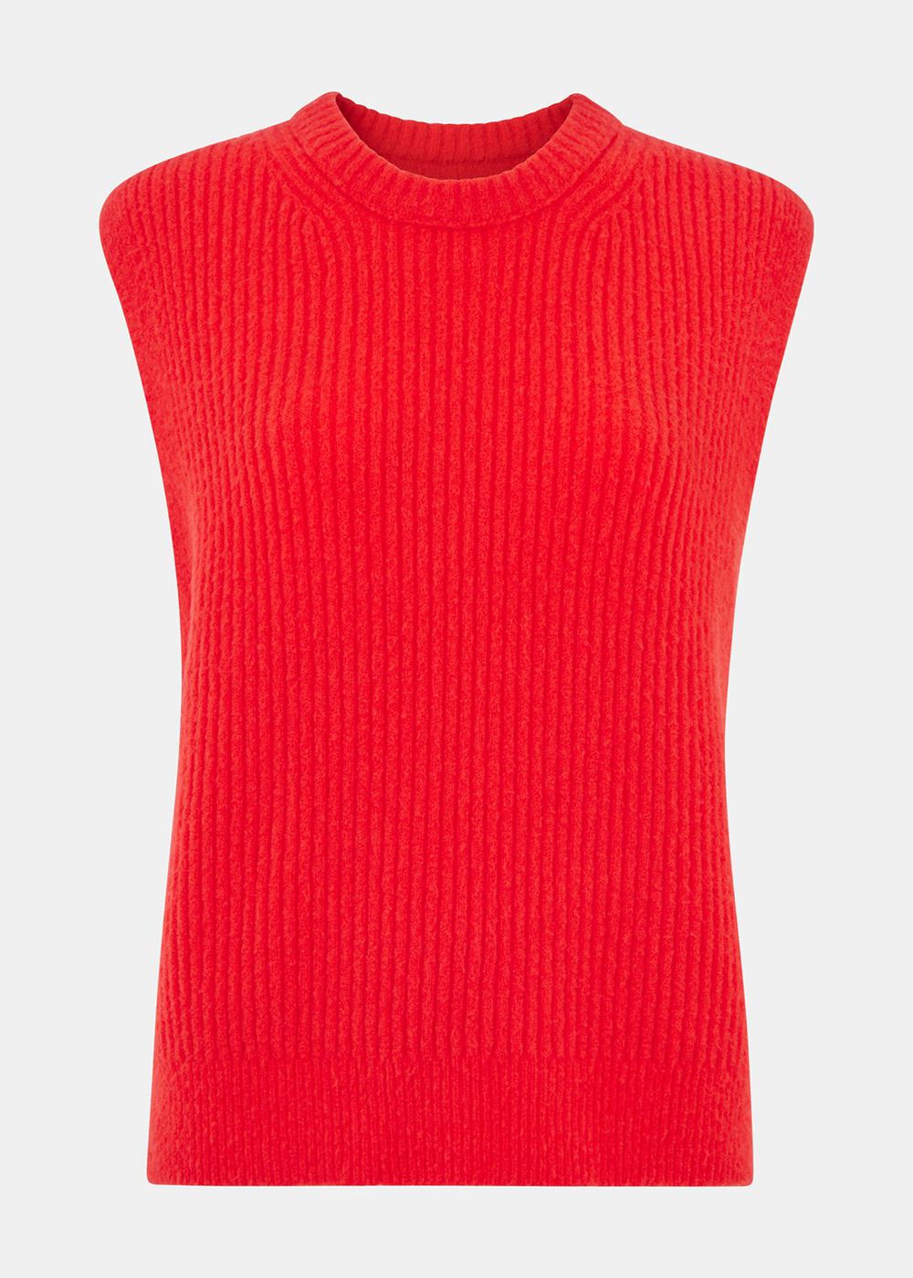 Whistles Textured Rib Knitwear Red | US-65948SOXG