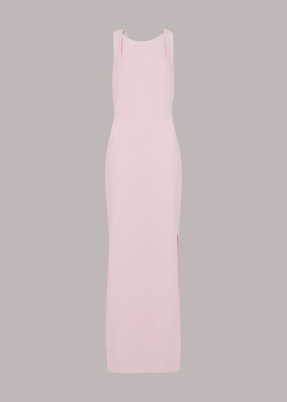 Whistles Tie Back Dress Pink | US-50286ZXFM