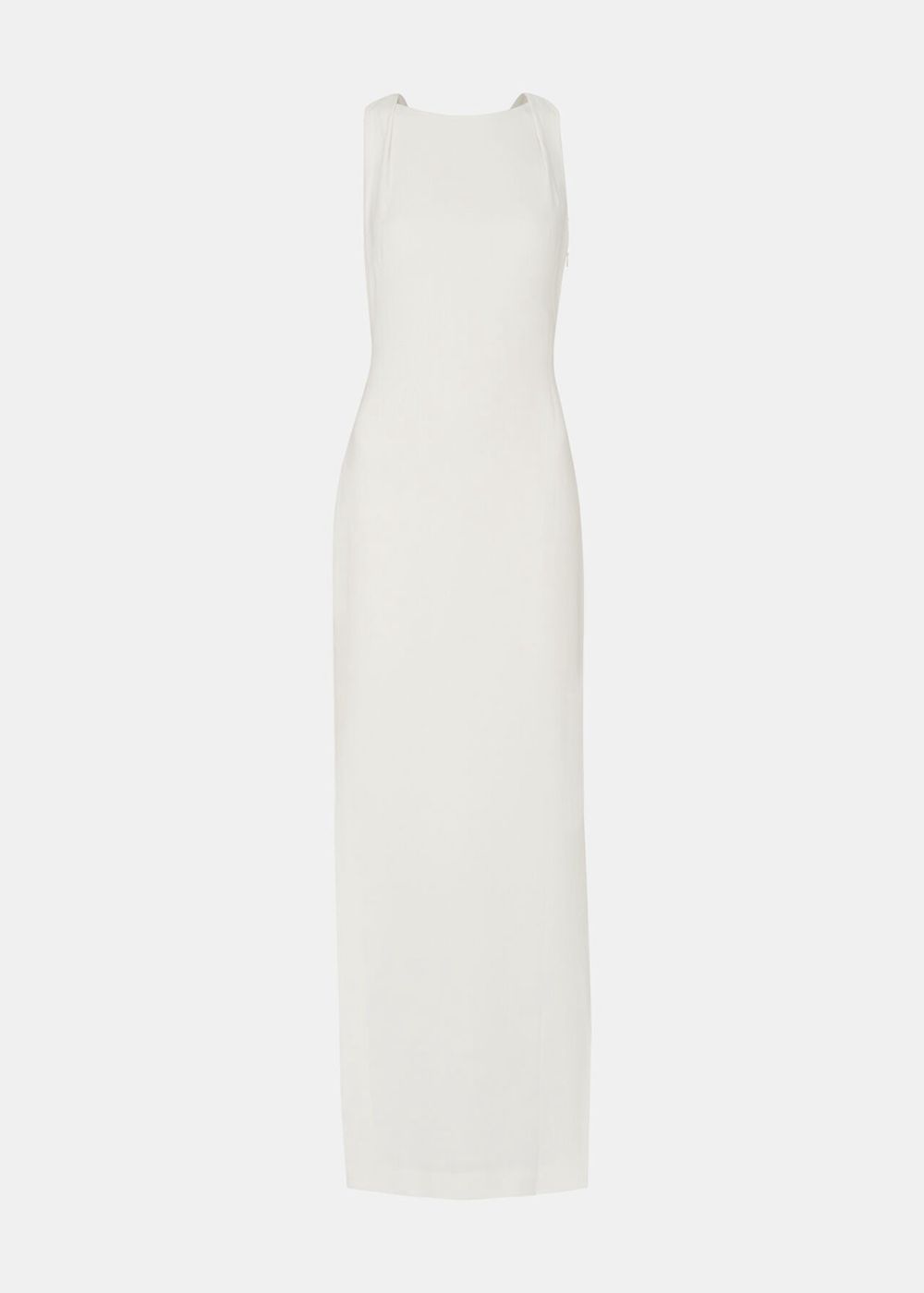 Whistles Tie Back Maxi Dress White | US-75863FRQM