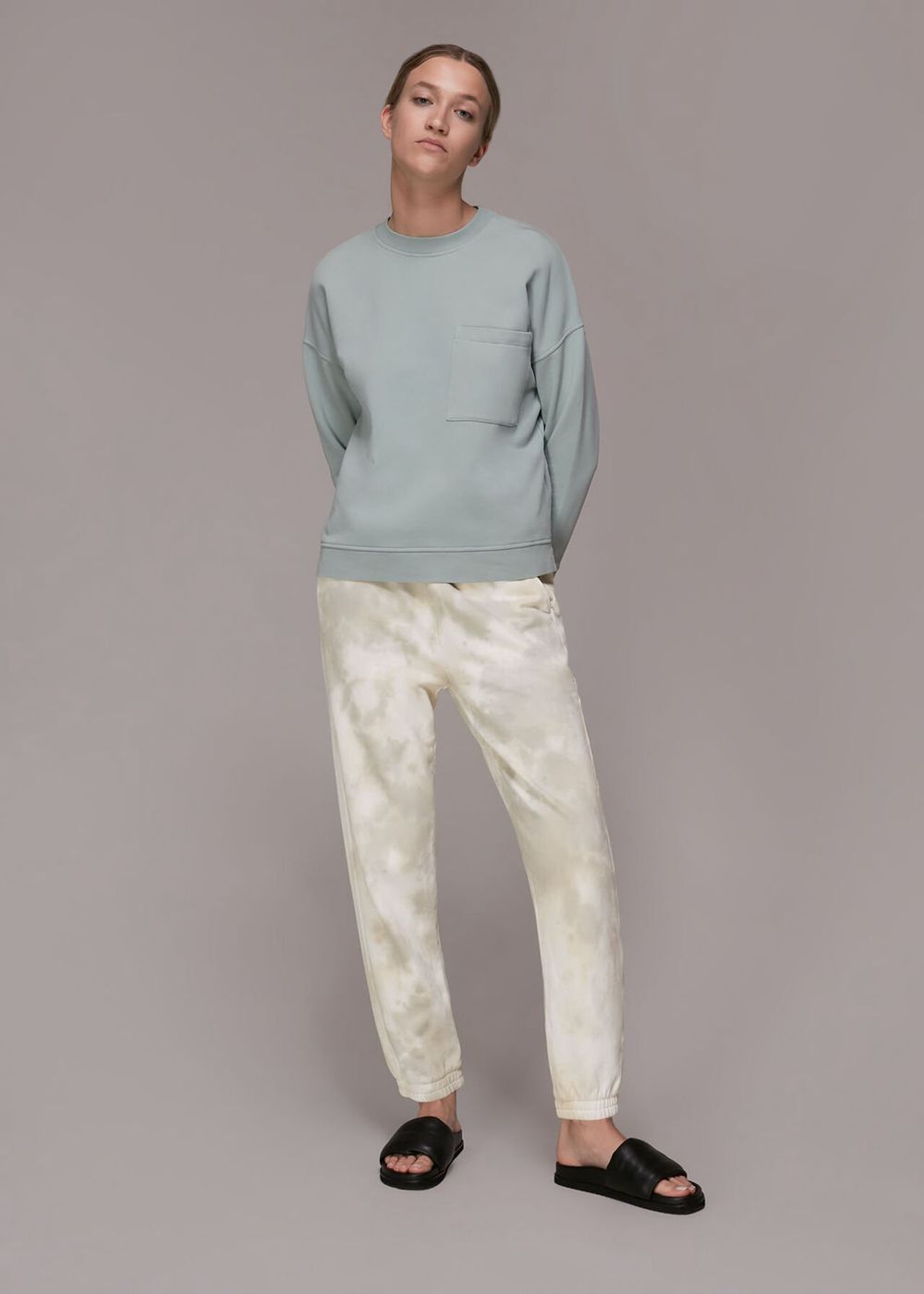 Whistles Tie Dye Joggers Neutral | US-90126LHMS