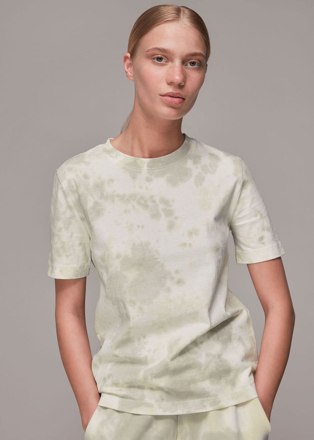 Whistles Tie Dye T-Shirt Neutral | US-59836NKAP