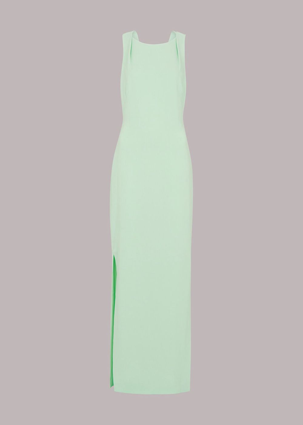 Whistles Tie Maxi Dress Mint | US-95063ZMJN