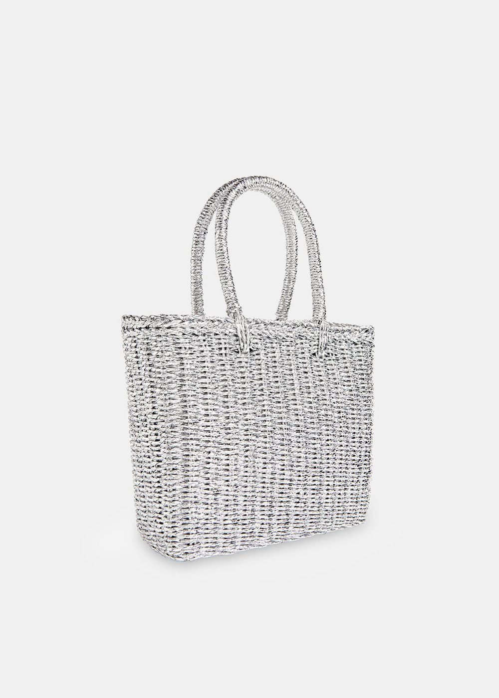 Whistles Tillie Mini Tote Bags Silver | US-56028LCJY