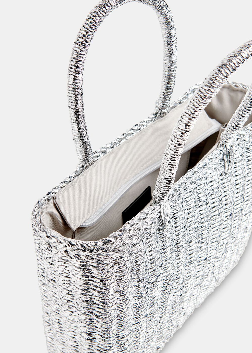 Whistles Tillie Mini Tote Bags Silver | US-56028LCJY