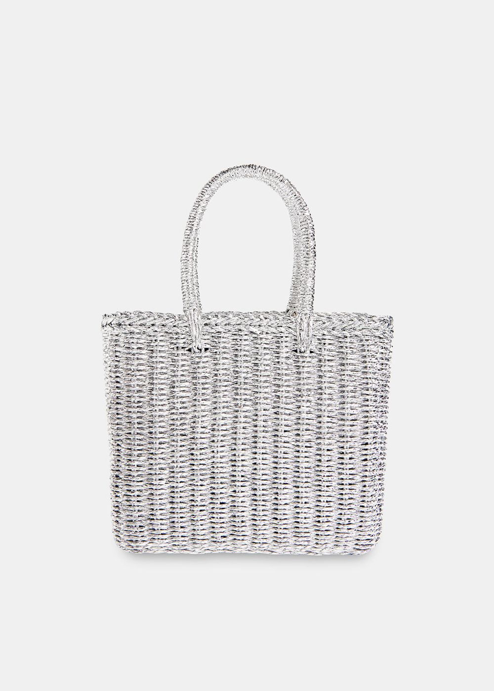 Whistles Tillie Mini Tote Bags Silver | US-56028LCJY