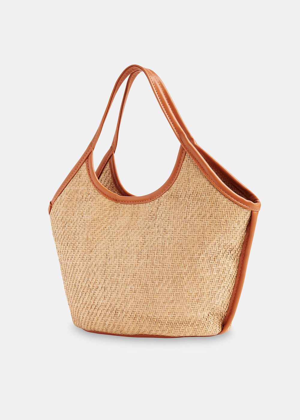 Whistles Toia Mini Straw Tote Bags Neutral | US-43021NJKR