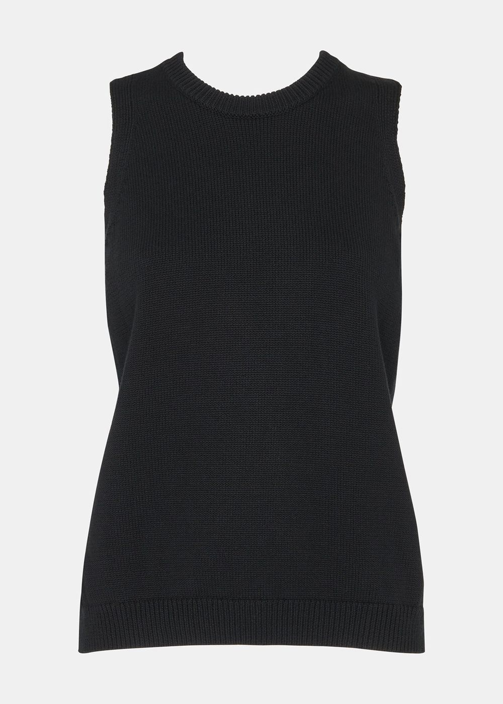 Whistles Twist Back Detail Knitwear Black | US-80561CUHN